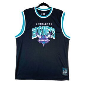 Charlotte Hornet Sleeveless Jersey Shirt Mens XL Black NBA Ultra Game Basketball